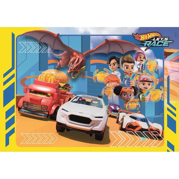 Hot Wheels Race 30-bitars pussel Clementoni