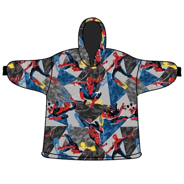 Spindelmannen fleecefilt poncho