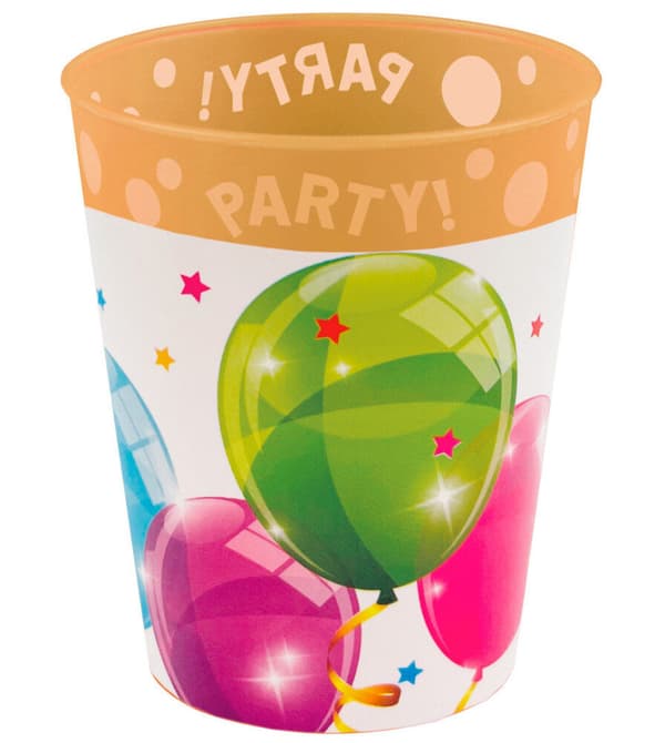 Balloon Sparkling mikrovågssäkra muggar 4-pack 250 ml