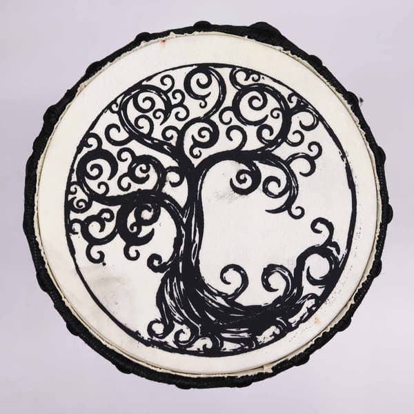 Handgjord Djembe Trumma med Bred Topp - 40cm
