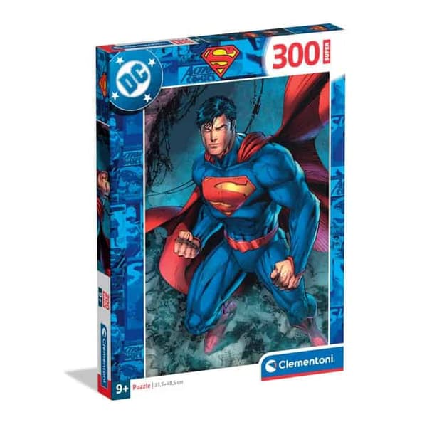 Stålmannen Action 300-bitars pussel från Clementoni