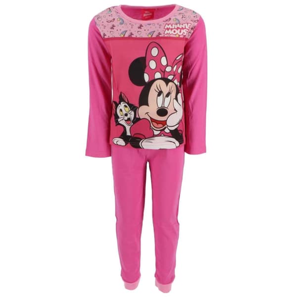 Disney Mimmi Pigg Figaro rosa lång pyjamas barn 116 cm