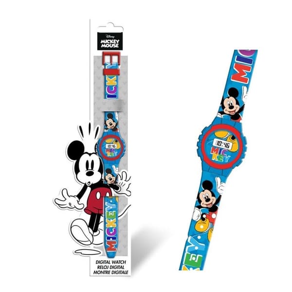 Disney Mickey digital barnklocka