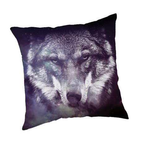 Wolf blå örngott 45x45 cm