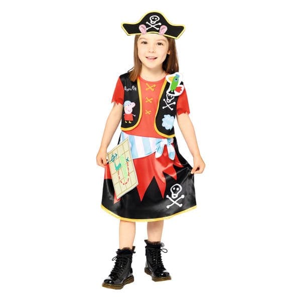Greta gris piratkostym för 3-4 år