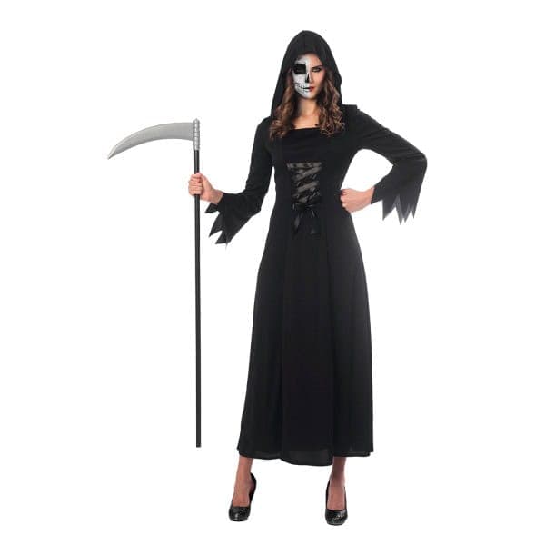 Halloween Grim Vuxenkostym Grim Reaper S