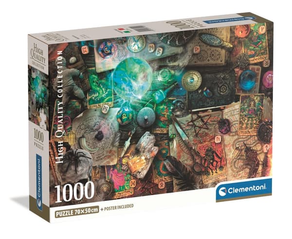 Fantasy Maleficium Mystical 1000-bitars kompakt pussel Clementoni