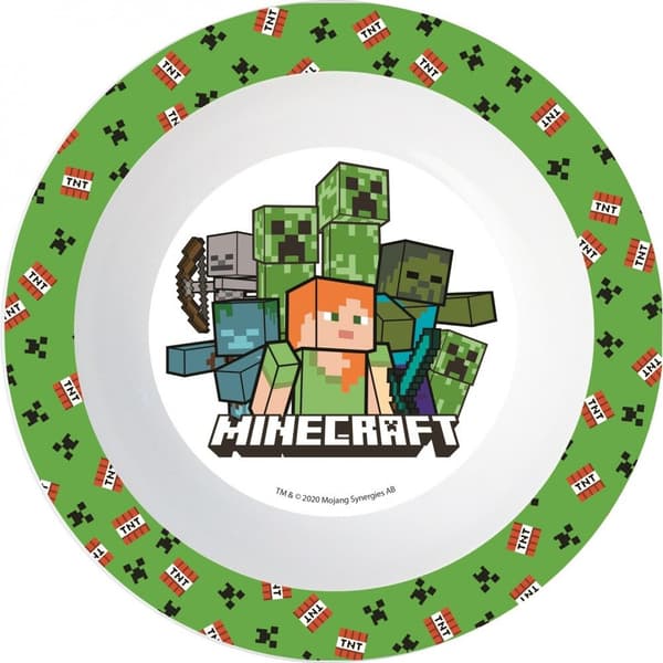 Minecraft micro djup tallrik 16 cm