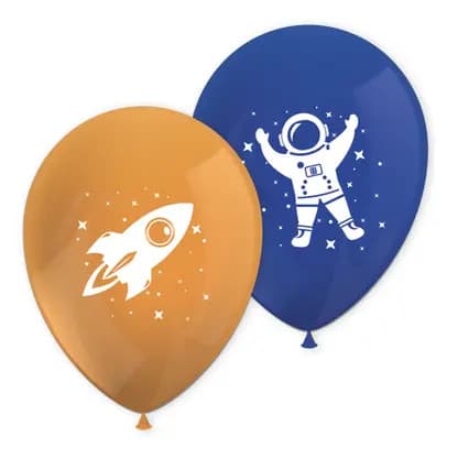 Space Rocket rymdballong, 8 stycken