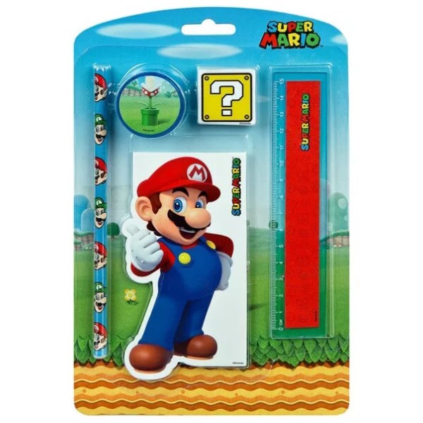 Skrivset i 5 Delar Super Mario