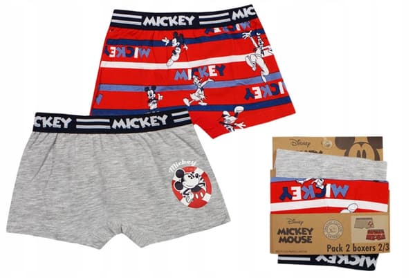 Disney Mickey barnboxershorts 2-pack 4/5 år