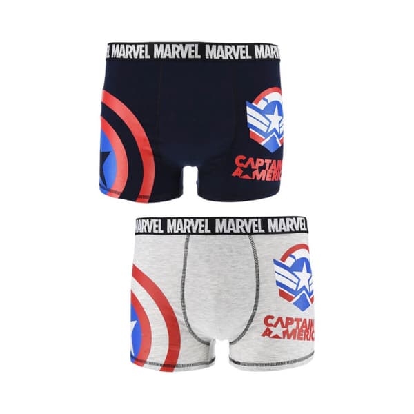 Avengers Marvel Captain America herrboxers 2-pack L