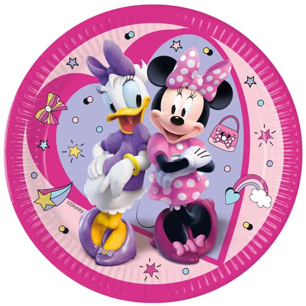 Disney Mimmi Pigg Junior papperstallrik 8-pack 23 cm FSC