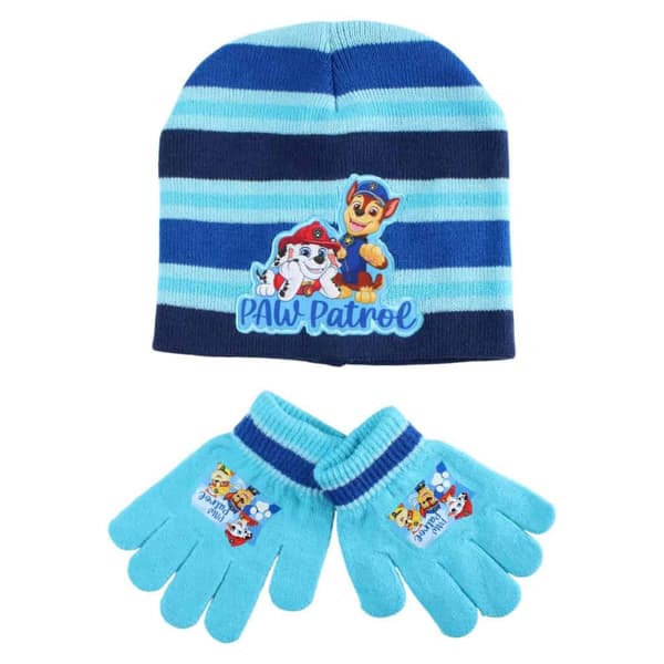 Paw Patrol Team Winter barnmössa och vantar set