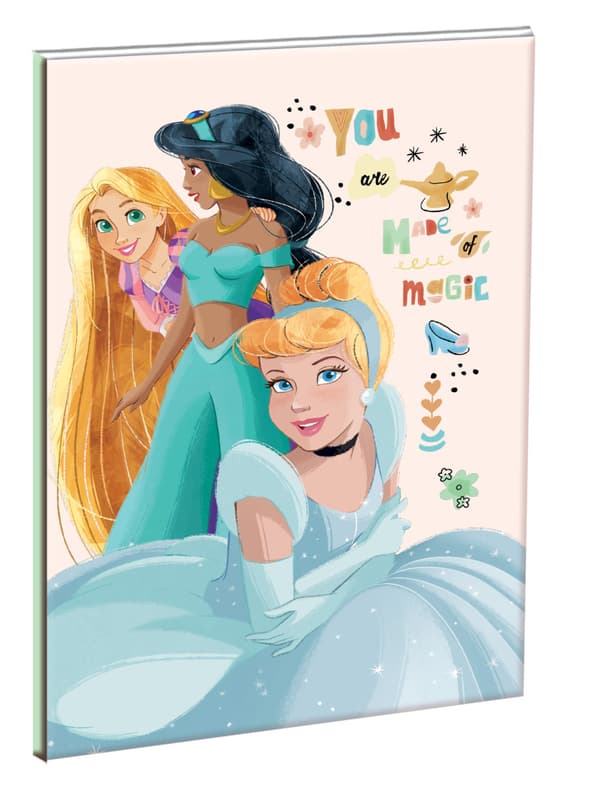 Disney Prinsessor anteckningsbok B/5 linjerad 40 blad