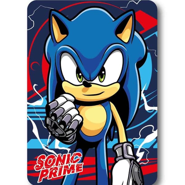 Sonic the Hedgehog fleecefilt 100x140 cm