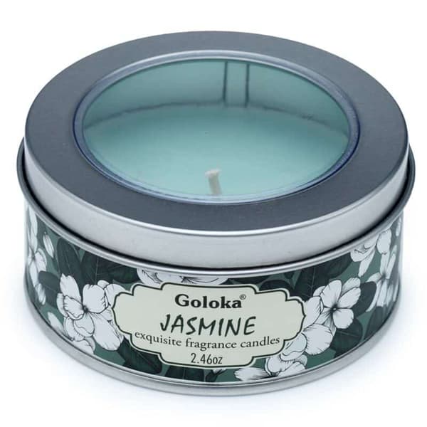 Jasmin Doftljus i Metallburk