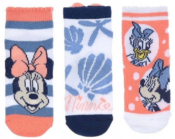 Disney Mimmi Pigg Shell Peach babysockor 6/12