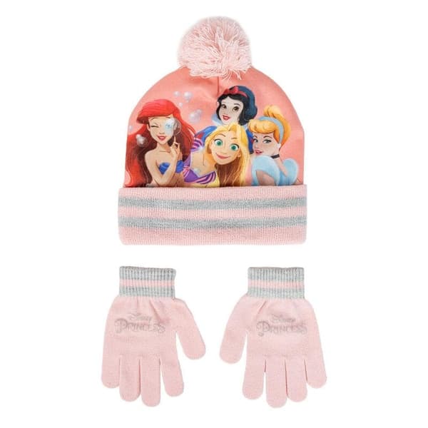 Disney Prinsessor – Mössa och vantar för barn