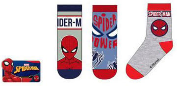Spider-Man Strumpor Barn 3-pack 23/26