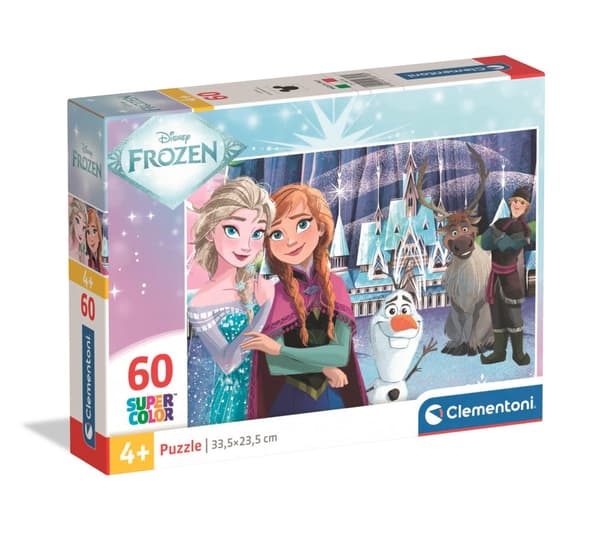 Disney Frozen Winter Magic Clementoni 60-bitars pussel 33,5x23,5 cm