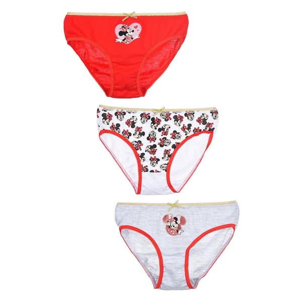 Disney Minnie Faces barnunderkläder, trosor 3-pack 128 cm