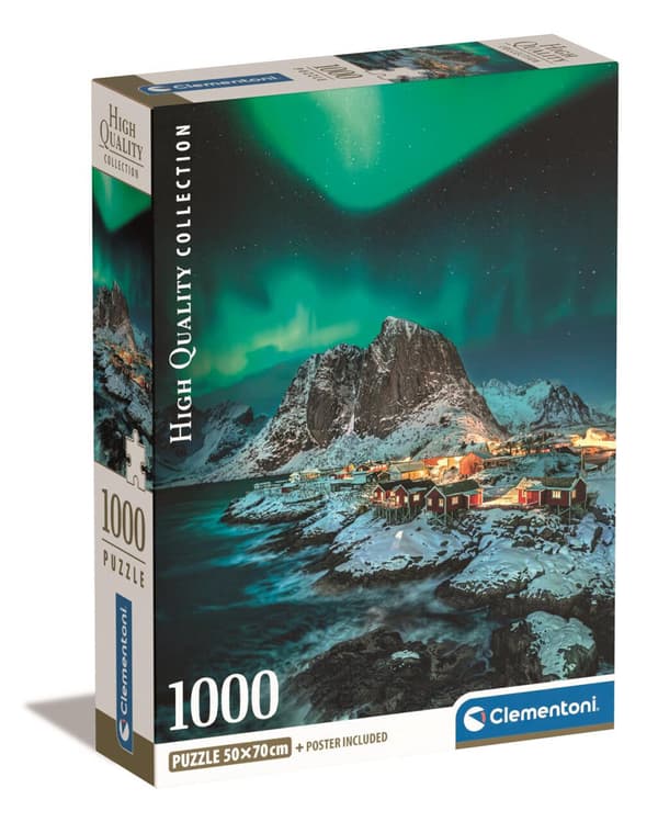 Cities Lofoten Norge 1000-bitars kompakt pussel Clementoni
