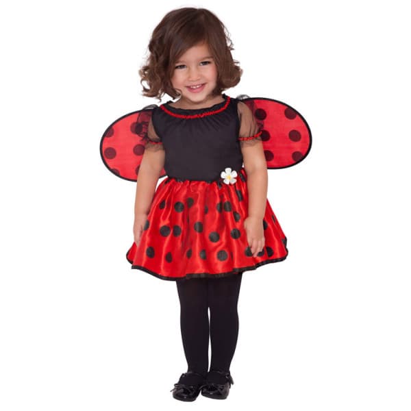 Ladybug Little Dots barnkostym 12–24 månader röd