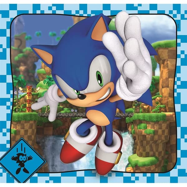 Sonic the Hedgehog Doctor Eggman pussel 3x48 bitar Clementoni