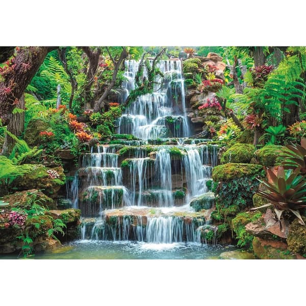 Colour Flow Waterfall 500 bitars Peace pussel Clementoni