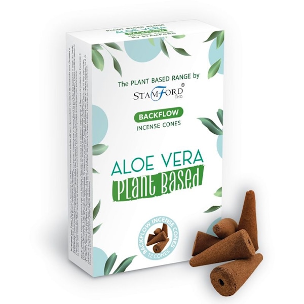 Backflow Rökelsekoner Aloe Vera Stamford
