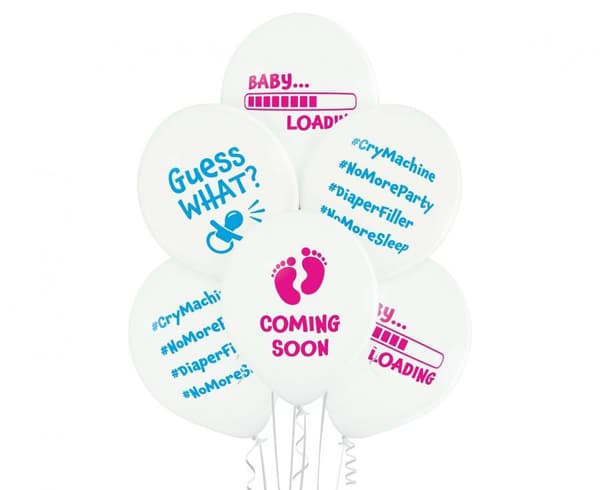 Baby Loading ballonger, 6-pack 30 cm
