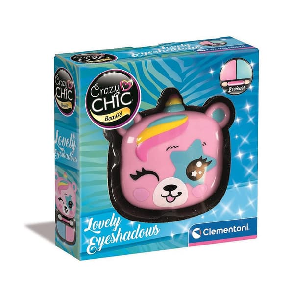 Crazy Chic Bear ögonskuggset Clementoni 10x10 cm