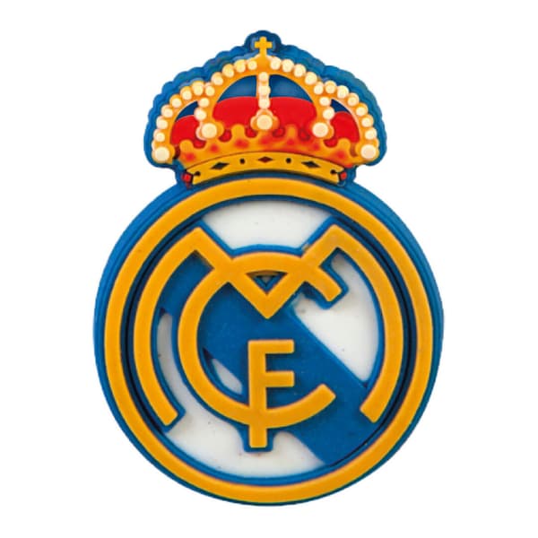 Real Madrid-logotyp 3D-format suddgummi