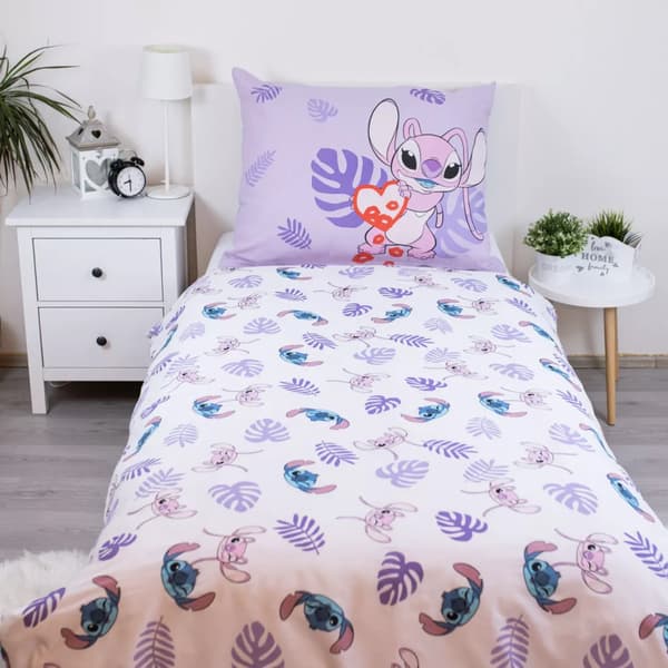 Disney Lilo & Stitch påslakanset / bäddset 140×200 cm, 70×90 cm, bomull