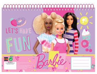 Barbie Happy Thoughts A/4 spiralblock, 30 blad