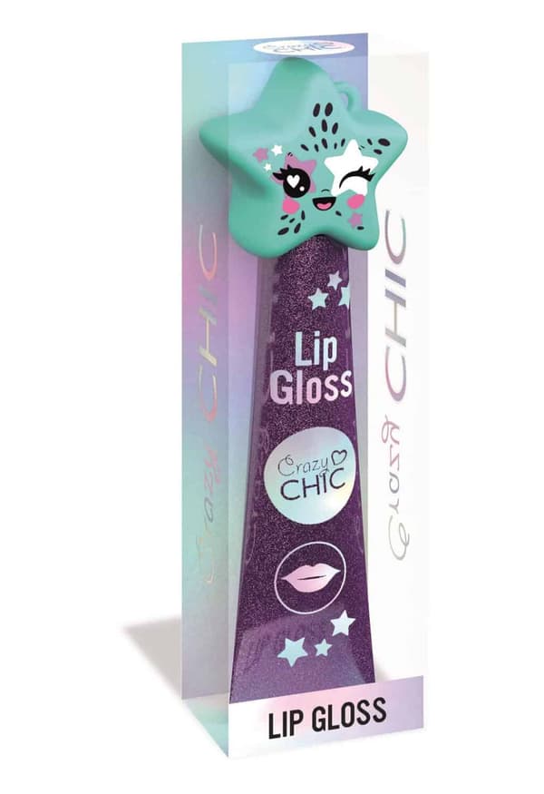 Crazy Chic Green Star Clementoni läppglans 13 cm