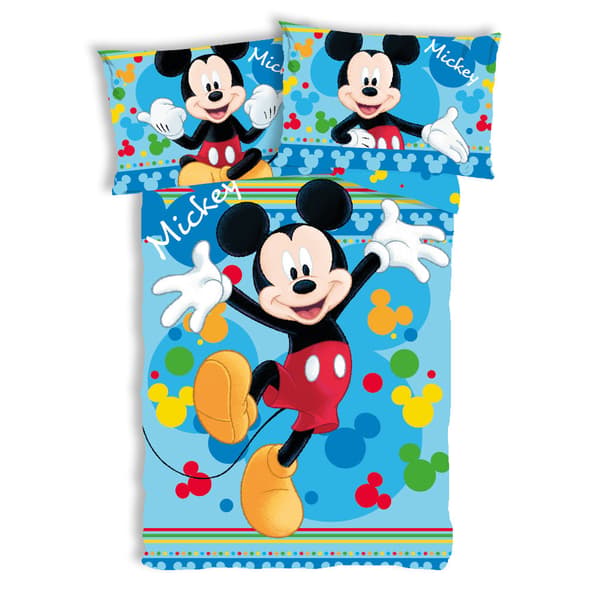 Disney Musse Pigg Joyful barnbäddset 100×135 cm, 40×60 cm
