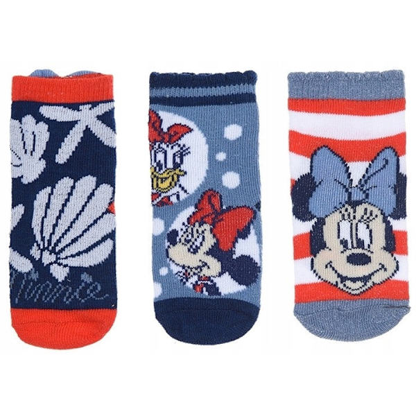 Disney Mimmi Pigg blå babysockor 6/12 månader
