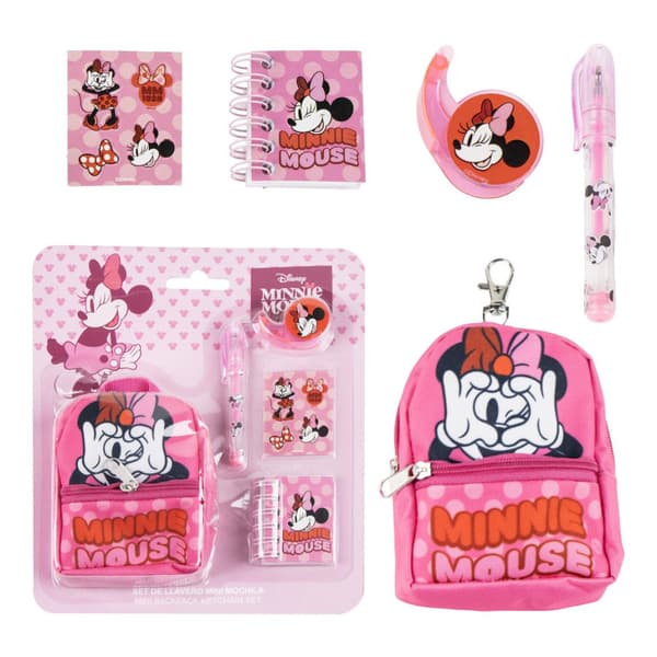 Disney Minnie Love mini väska nyckelring set