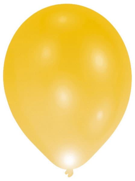 Färgade lysande LED-ballonger, 5 st 27,5 cm