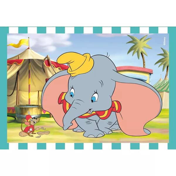 Disney klassiker 4-i-1 Pussel Clementoni 12-24 bitar