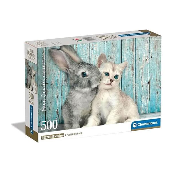 Katt & Kanin 500-bitars pussel Clementoni