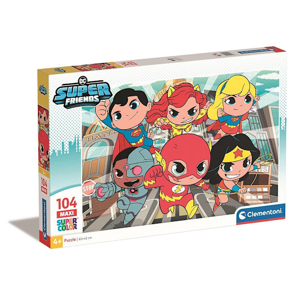 DC Super Hero Tiny 104-bitars maxi-pussel Clementoni