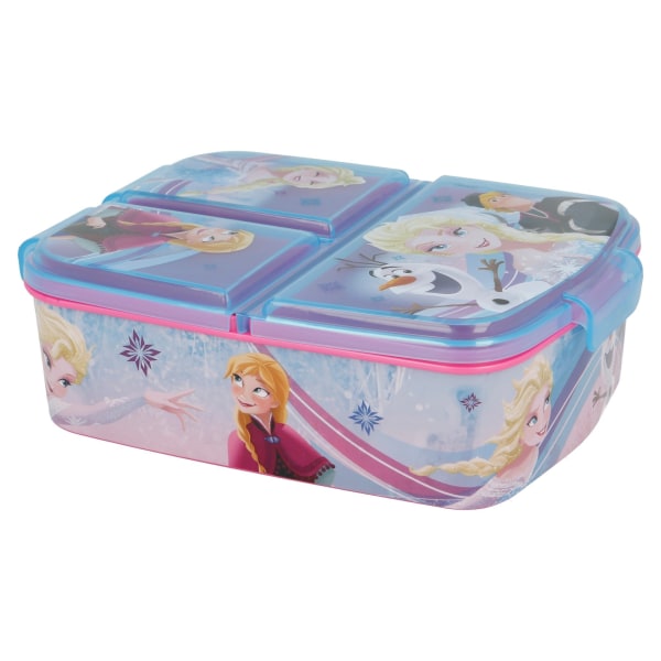 Matlåda Lunchbox Disney Frost/Frozen 3-fack Lila