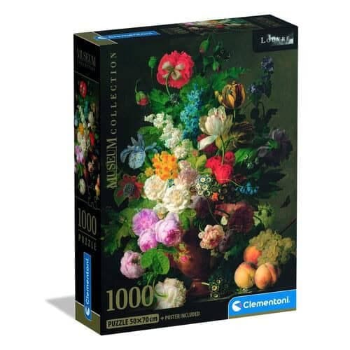Art Van Dael Blomvas Pussel 1000 bitar Compact Clementoni