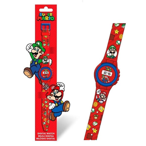 Super Mario digital barnklocka