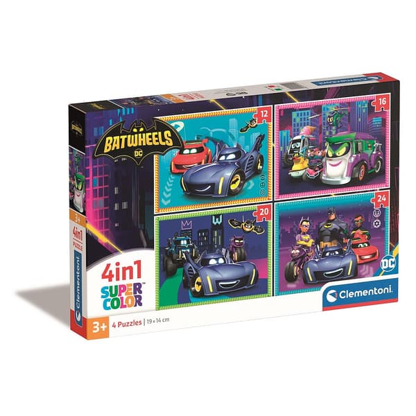 Batman Batwheels 4-i-1 pussel Clementoni