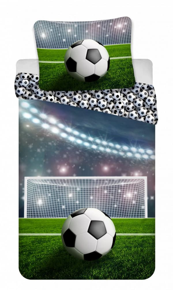 Fotboll barnbäddset 100x135 cm, 40x60 cm
