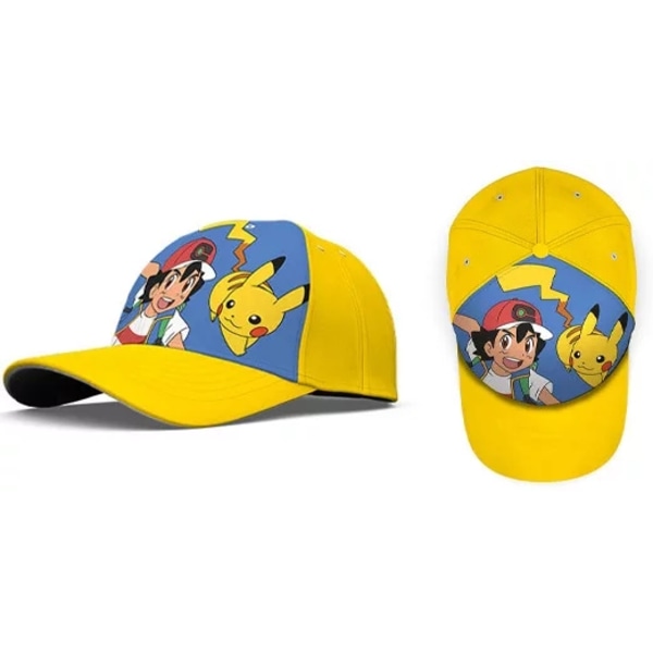 Keps Pokemon Gul Ash Pikachu 52